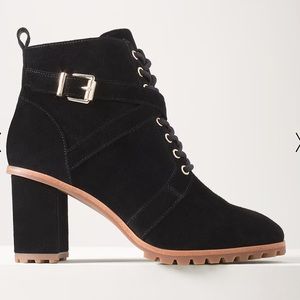 WHBM Combat Boot with grip sole. Never worn. 9.5